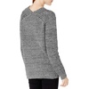 image:imageCable Stitch Womens Chunky Knit Marled VNeck Sweater  Long Sleeve Oversized Shaker Fisherman Stitch Cotton Pullover Top XLarge Marled Grey