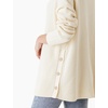 image:imageCable Stitch Womens Cotton Ribbed Button Sweater Cardigan  Open Front Long Sleeve Knit Coverup Coat Small Cream
