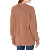 image:imageCable Stitch Womens Cozy Oversized Patch Pocket Cardigan  VNeck Long Sleeve Button Front Sweater Coatigan Small Caramel