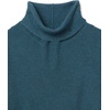 image:imageCable Stitch Womens Funnel Neck Oversized Sweater  Wide Cuff Long Sleeve Loose Fit Solid Color Pullover Top XSmall Aegean Blue