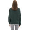 image:imageCable Stitch Womens Intarsia Sweater  Star Lightning Bolt Heart Graphics Long Sleeve Crewneck Pullover Top OliveBlack Star XLarge