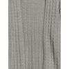 image:imageCable Stitch Womens Open Front Cable Cardigan  Long Sleeve Lightweight Sweater Knit CoverUp Small Heather Grey