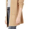 image:imageCable Stitch Womens Open Front Waffle Stitch Knit Cardigan  Long Sleeve Casual Sweater Coat with Pockets XSmall Camel