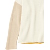 image:imageCable Stitch Womens Oversized Colorblock Sweater  Mock Neck RibKnit Drop Shoulder Long Sleeve Pullover Top XSmall CreamSandMarigold