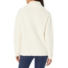image:imageCable Stitch Womens Oversized Cozy Boucle Cowl Neck Sweater  Long Sleeve Waffle Knit Turtleneck Pullover Top Medium Ivory