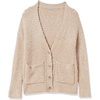image:imageCable Stitch Womens Soft Relaxed Fit Boucle Sweater Cardigan  VNeck Long Sleeve Button Front Sweater Coatigan with Pockets Small Camel