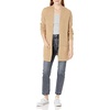 image:imageCable Stitch Womens Open Front Waffle Stitch Knit Cardigan  Long Sleeve Casual Sweater Coat with Pockets XSmall Camel