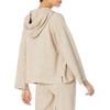 image:imageCable Stitch Womens Oversized Wide Sleeve Hoodie Sweater  Lounge Long Sleeve Slouchy Casual Hooded Pullover Top Large Oatmeal
