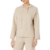 image:imageCable Stitch Womens Oversized Wide Sleeve Hoodie Sweater  Lounge Long Sleeve Slouchy Casual Hooded Pullover Top Large Oatmeal