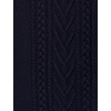 image:imageCable Stitch Womens Cable Crewneck Sweater  Long Sleeve Drop Shoulder Boxy Pullover Knit Top XLarge Navy