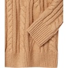 image:imageCable Stitch Womens Cable Knit VNeck Pullover Sweater  Long Sleeve Loose Fit Top Medium Camel