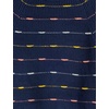 image:imageCable Stitch Womens Dotted Stripe Sweater  Crewneck Long Sleeve Knitted Pullover Top Small MultiNavy