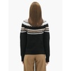 image:imageCable Stitch Womens Long Sleeve Nordic Fair Isle Turtleneck Pullover Sweater Top Small MultiBlack