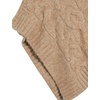 image:imageCable Stitch Womens Mock Neck Cable Poncho  Solid Color Oversized Sweater Knit Cape Coverup Top SmallMedium Camel