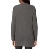 image:imageCable Stitch Womens Open Front Waffle Stitch Knit Cardigan  Long Sleeve Casual Sweater Coat with Pockets XLarge Charcoal