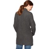 image:imageCable Stitch Womens Open Front Waffle Stitch Knit Cardigan  Long Sleeve Casual Sweater Coat with Pockets XLarge Charcoal